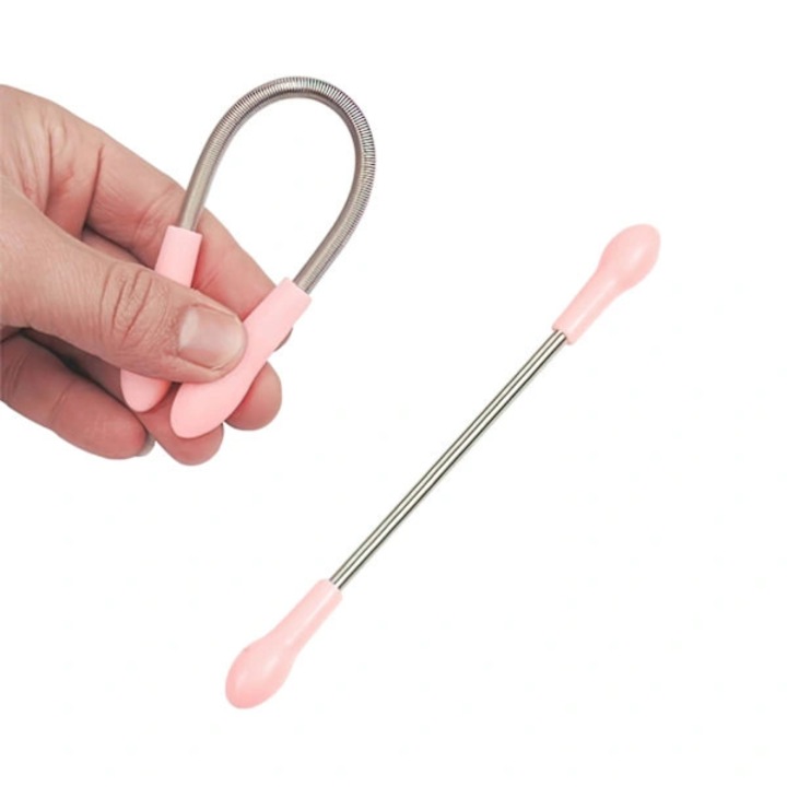 Комплект от 2 епилатора Epistick за лице, спирала от неръждаема стомана, розов, 19см
