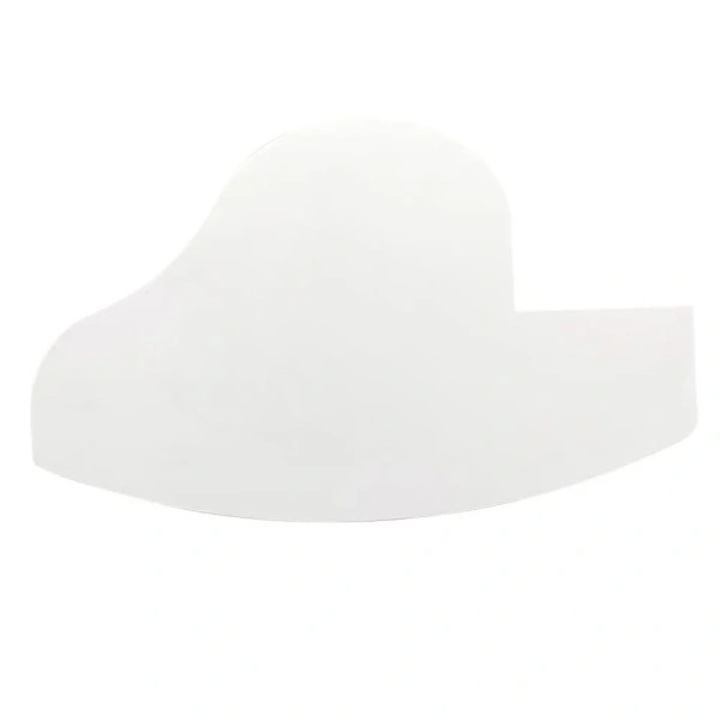 Sablon pentru contur par si barba, transparent, 18x11x0.7cm, set 1 buc