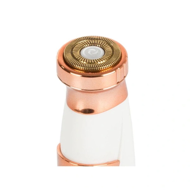 Epilator pentru fata si corp, mic, elegant, alb, 13.5x3cm