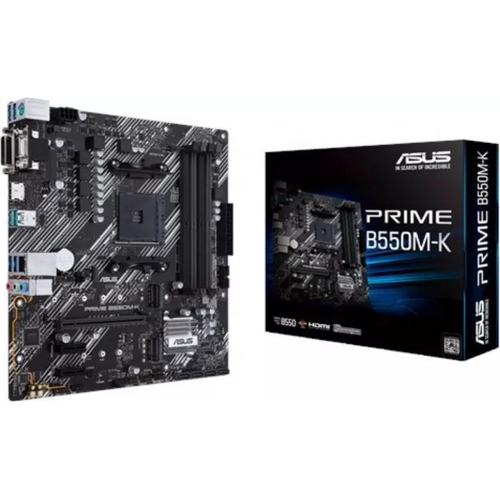 Placa de baza AM4 Asus B550 MicroATX DDR4 Prime B550M-K