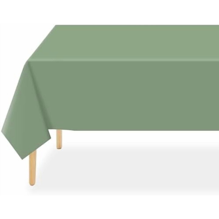 6 db világos rózsaszín, téglalap alakú, 137x274cm-es, eldobható asztalterítő szett