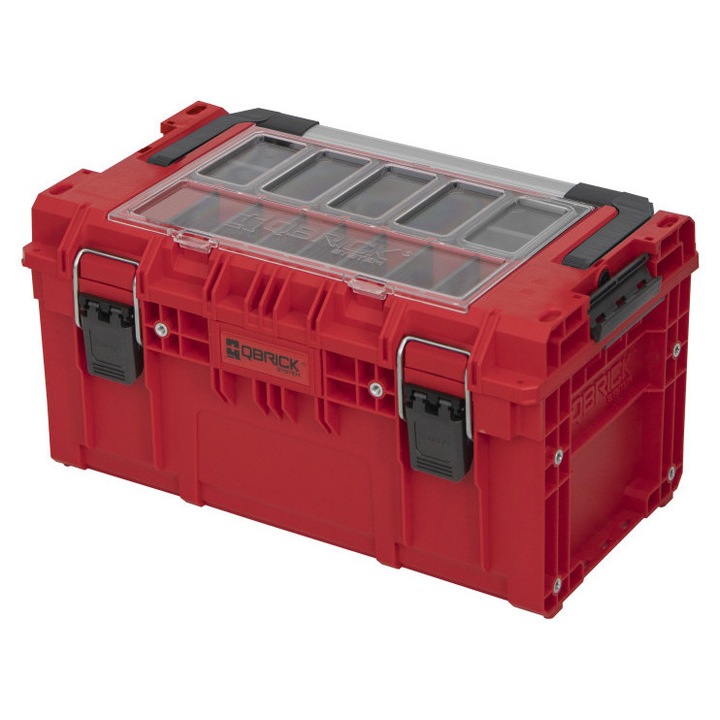 QBRICK SYSTEM PRIME Szerszámosláda 350 Expert Red ULTRA HD