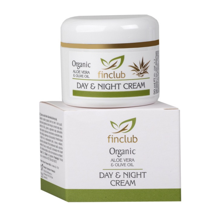 Aloe Vera 2in1 nappali és éjszakai intenzív hidratáló arckrém hialuronsavval, bio összetevőkkel, természetes olajokkal, aloe verával, 50 ml