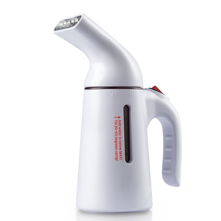 Fier de calcat cu abur, rezervor 400ml, perie pliabila, pentru calatorii si acasa