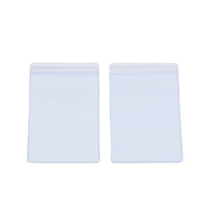 Set 100 pungi plastic cu fermoar, transparent, 7x10cm, grosime 0.13mm