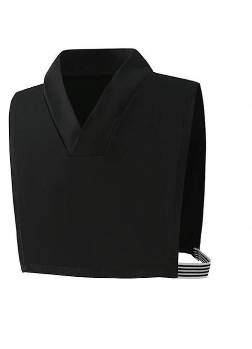 Guler fals detasabil, negru, nylon, 35x37x18cm