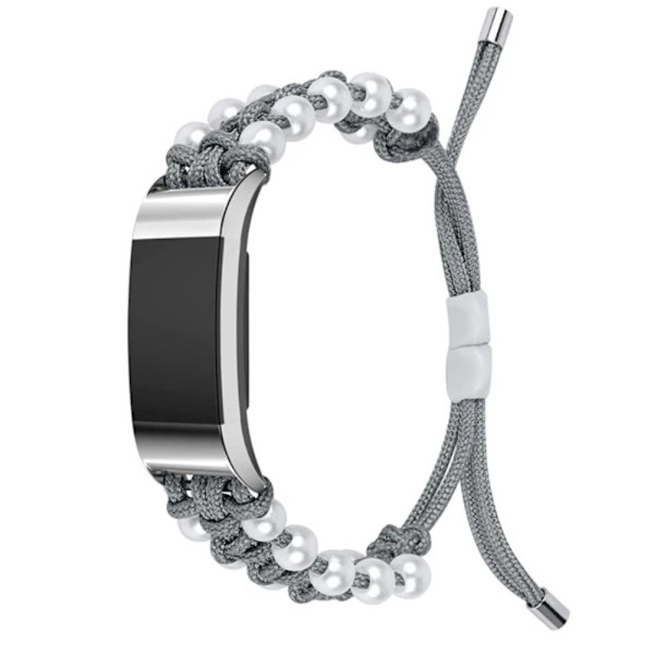 Сива найлонова каишка за смяна за Fitbit Charge 2