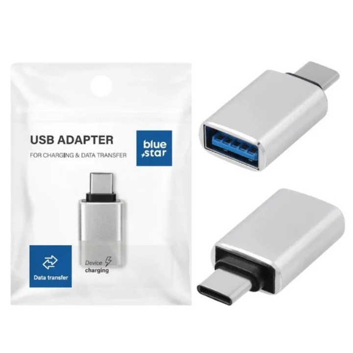 Adapter USB A 3.0 C TÍPUSÚ KÉK CSILLAG