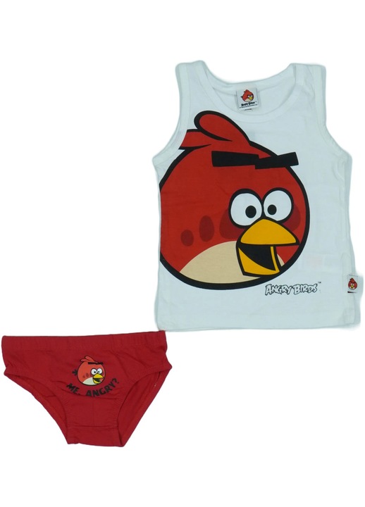Angry Birds, Csomag - Fiú / Férfi trikók Fiúknak, Fehér, 110