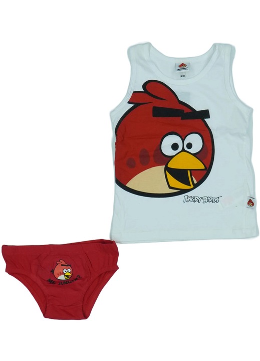 Angry Birds, Csomag - Fiú / Férfi trikók Fiúknak, Fehér, 122