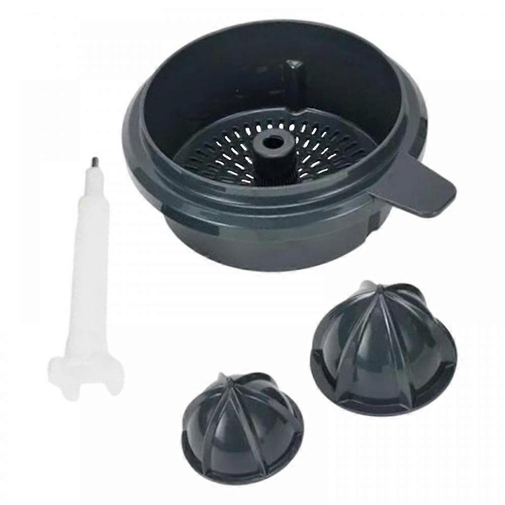 Set 4 piese accesorii storcator, multifunctional, alb, 20.5x20.5x9cm