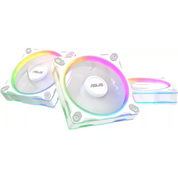 Ventilator ASUS PRIME MR120 ARGB 3x120mm Alb
