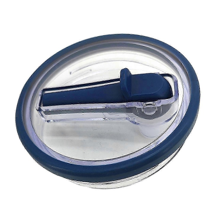 Capac flip cu pai pentru termos, 10x10x2.6cm, albastru, set