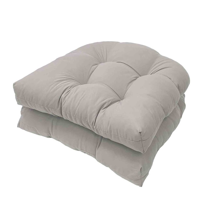 Set perne scaun memory foam, antiderapant, rezistent la apa, multicolor, 40x40cm