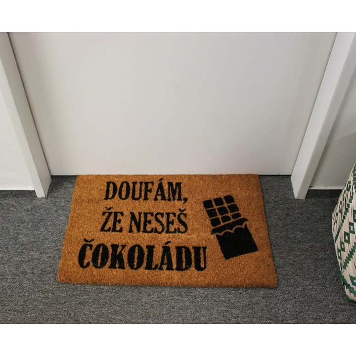Home Elements bejárati szőnyeg 40x60cm barna kókusz