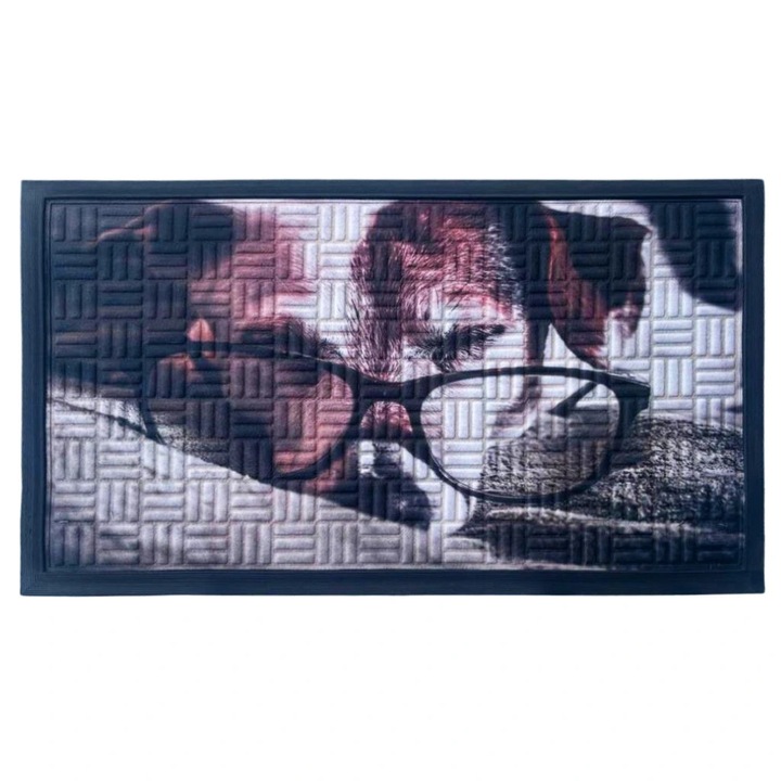 Lábtörlő Home Elements kutya szemüveggel modell 45x75cm
