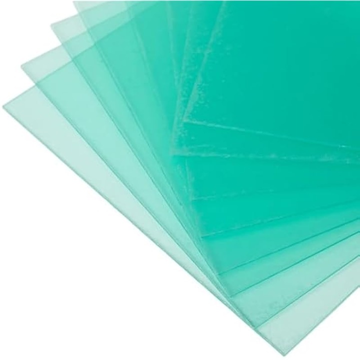 Set 10 placi protectie sudura, 110x90mm, transparent