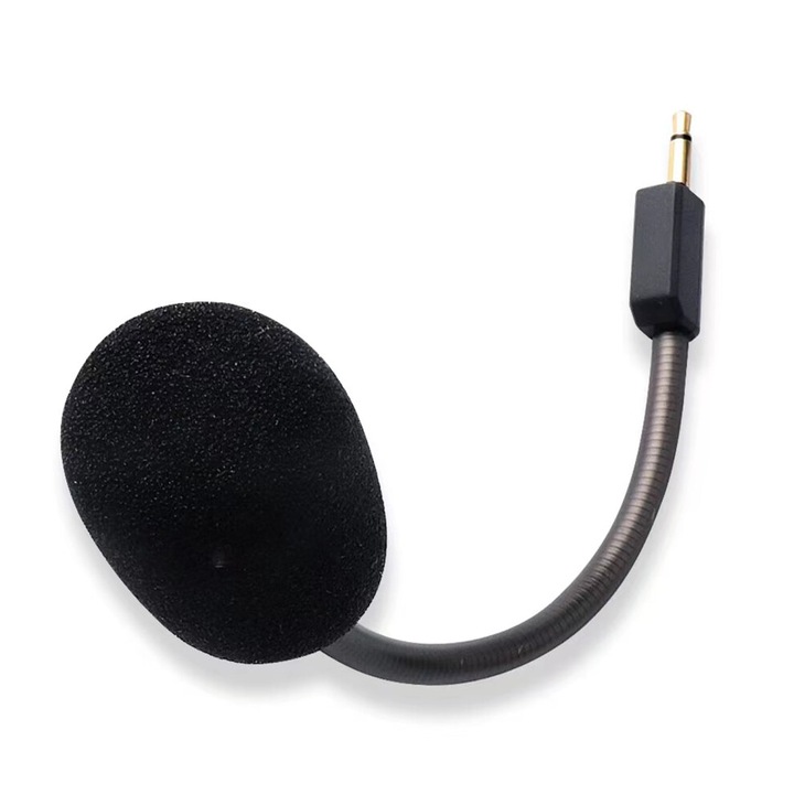 Microfon de inlocuire 3.5mm pentru casti BlackShark V2, negru, 19cm