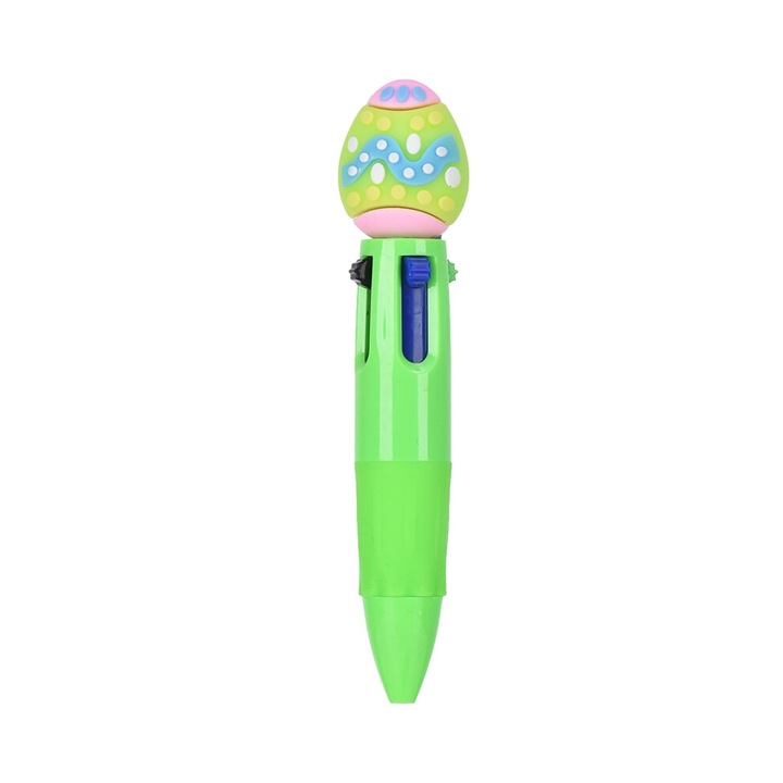 Pix 4 culori multifunctional retractabil verde mov albastru galben 9.8cm