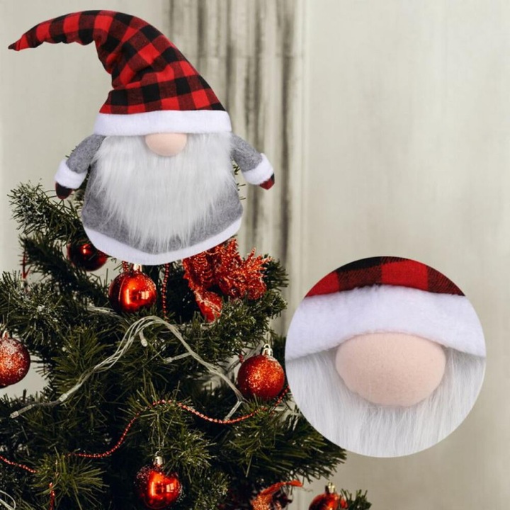 Figurina Tomte Suedez, Gnom de Craciun, plus, 64x35cm