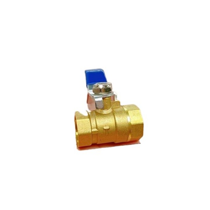 Réz golyóscsap belső menettel, 2.54cm, univerzális