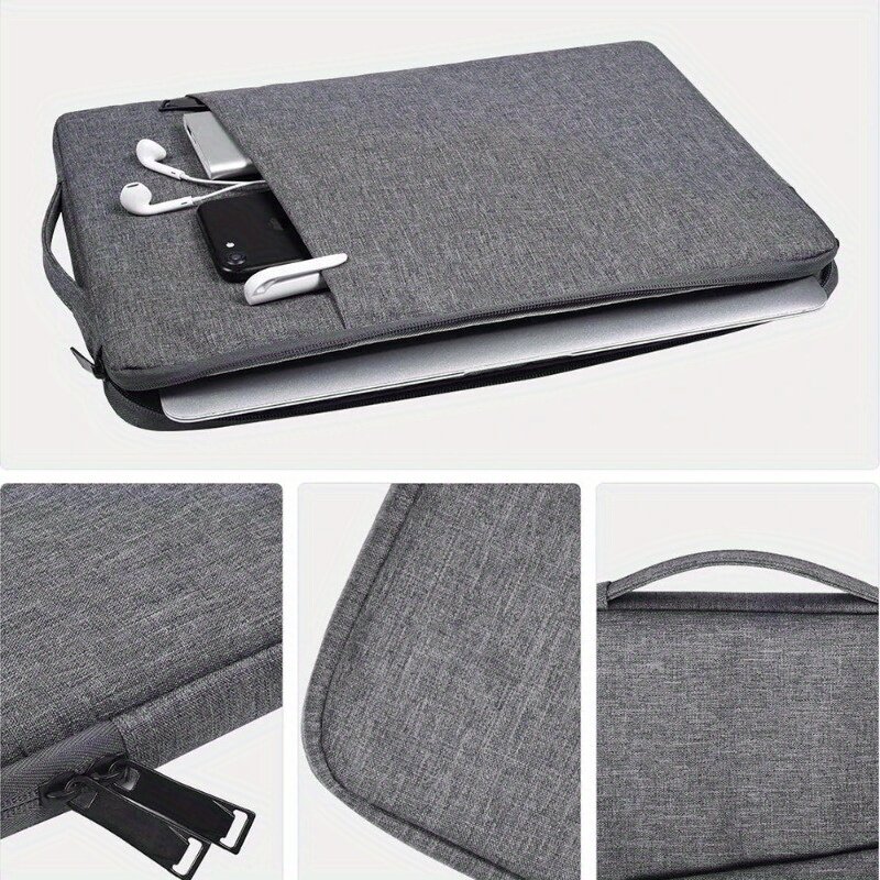 Husa laptop 13.3-16 inch, material impermeabil, captuseala moale, 34x24x2 cm