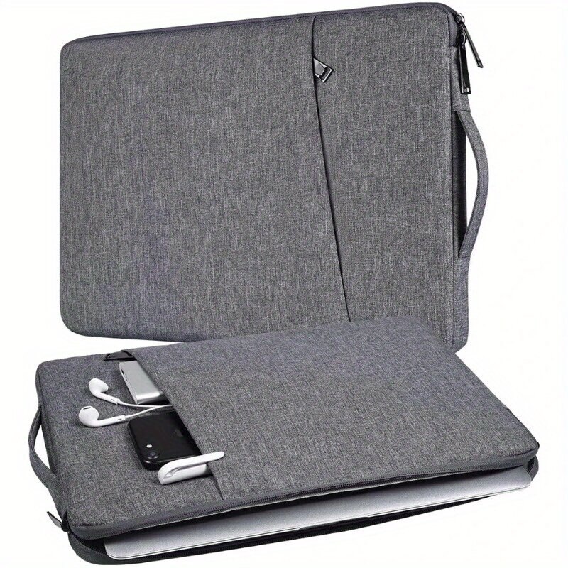 Husa laptop 13.3-16 inch, material impermeabil, captuseala moale, 34x24x2 cm