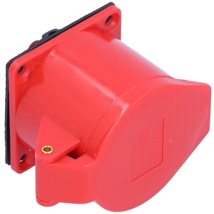 Priza industriala 5 pini 3 faze IP44 32A 220-380V, ABS, 5x6h