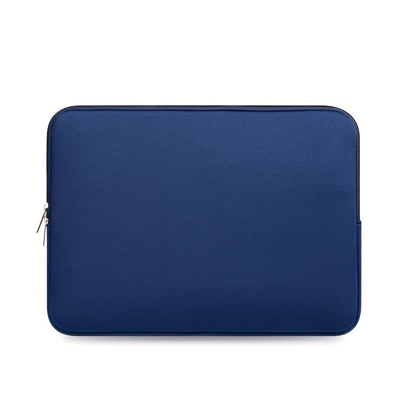 Husa laptop 14 inch, albastru inchis, material durabil, captuseala moale