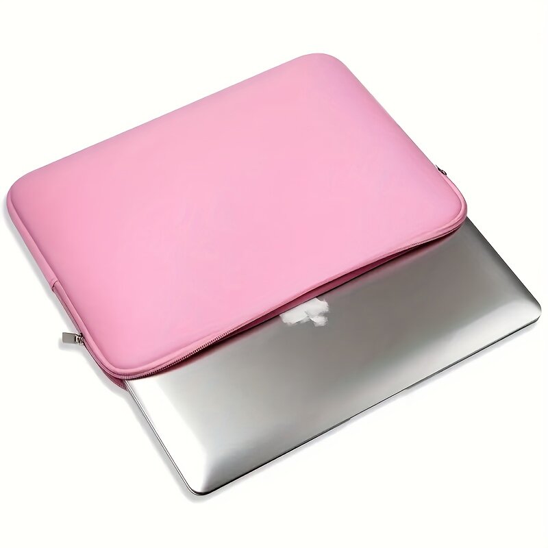 Husa laptop 14 inch, albastru inchis, material durabil, captuseala moale