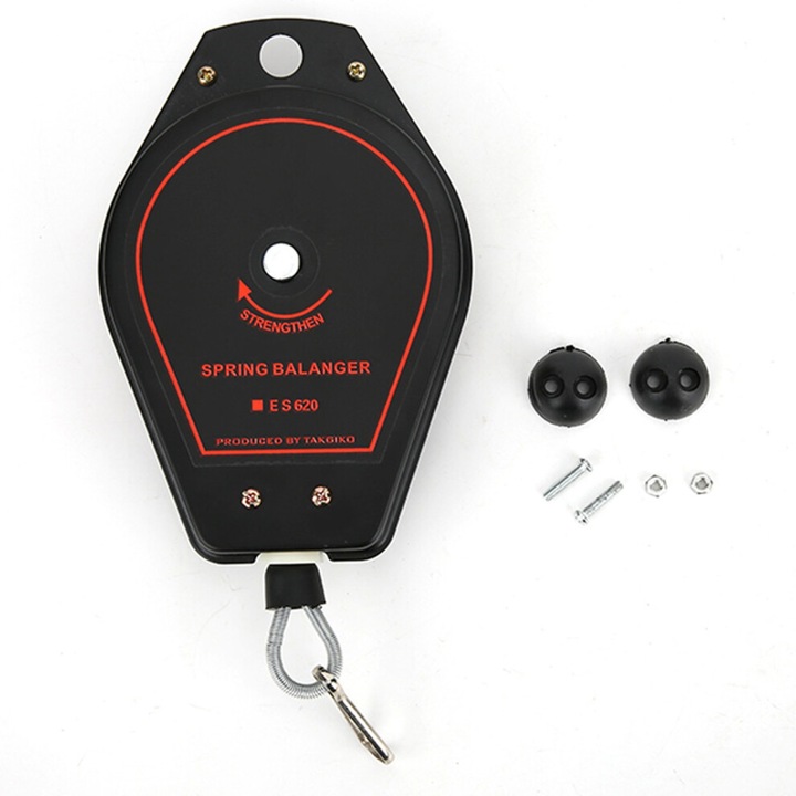 Suport scule cu arc retractabil 0.6-2kg negru 143x22mm