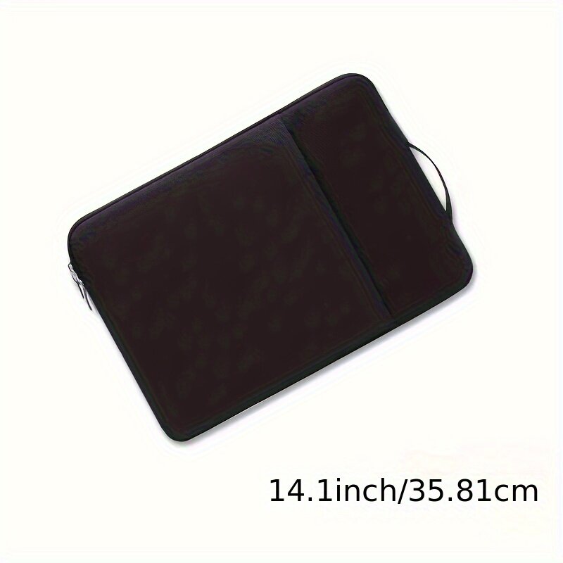 Husa laptop 13-15.6 inch, gri, cu maner, rezistenta, usor de curatat