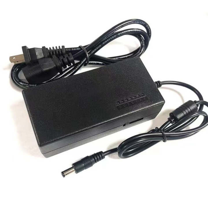 DC 200W állítható tápegység 12-24V, EU dugó, 11x5x3cm