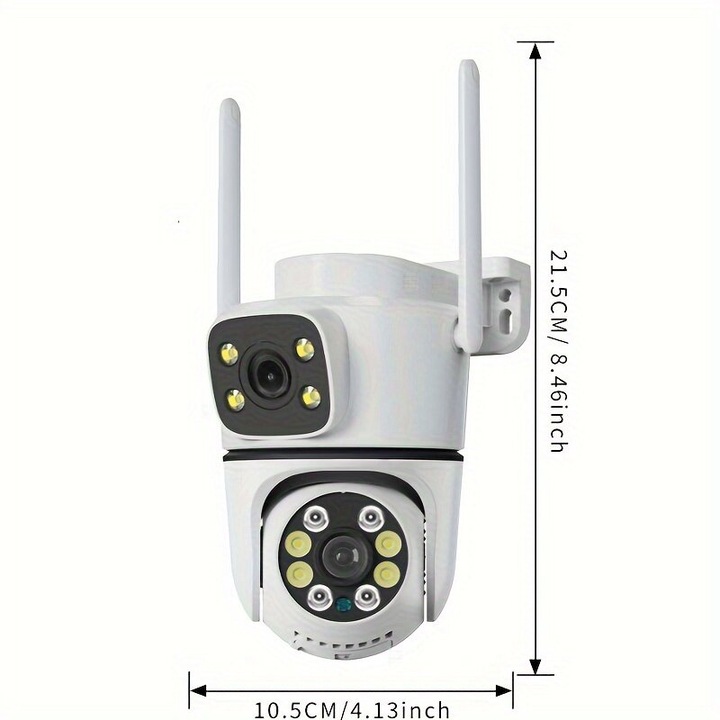 Безжична камера за наблюдение Anyazhineng 1080p, въртяща се на 360 градуса, USB