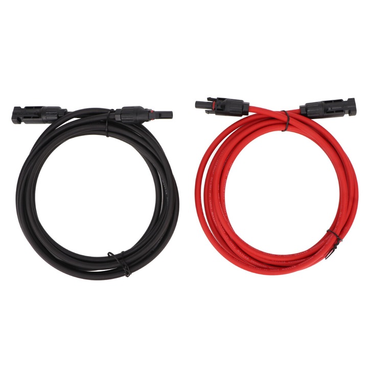 Cablu prelungitor solar 6mm cupru PPE 4m set