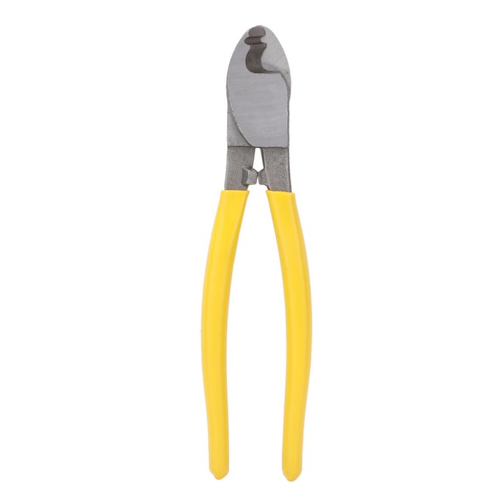 Kábelvágó fogó, ötvözött acél, 20 cm, ergonomikus, robusztus