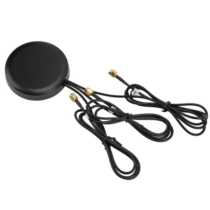 Antena GPS 3 in 1, 4G, WiFi, GPS, rezistenta la apa, 15x7x3cm