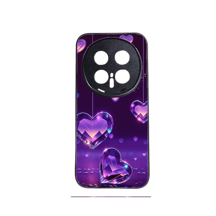 Husa Personalizata compatibila cu Honor Magic 8 Pro, Purple Diamond Style
