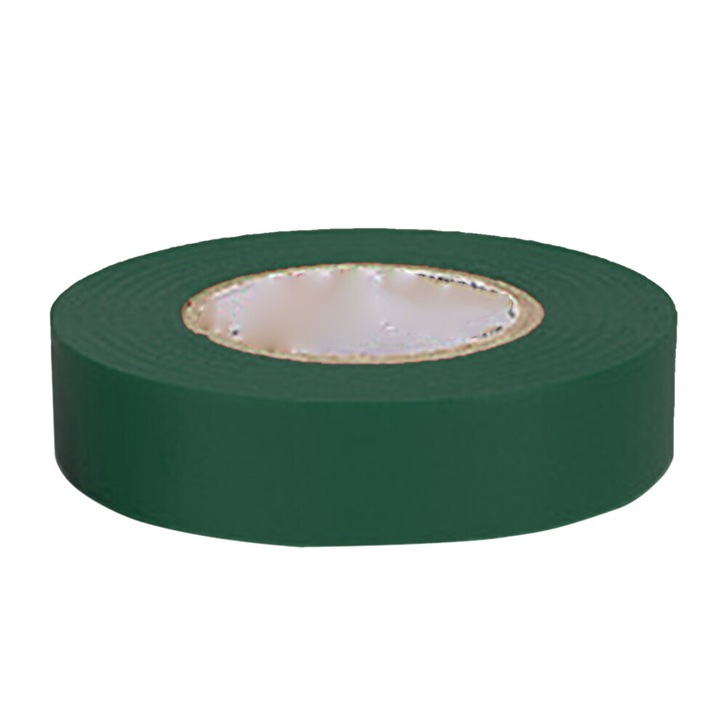 Banda izolatoare PVC 600V rezistenta verde 10mx1.5cm
