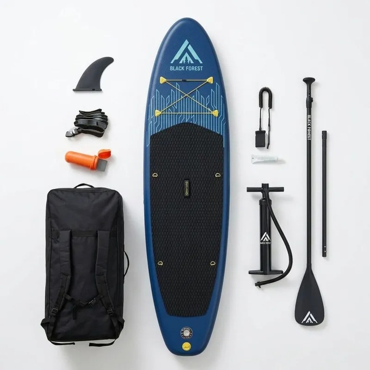 Extralink SUP-3000 felfújható SUP deszka, 320x81x15 cm, szett kiegészítőkkel, stabil és ellenálló, paddleboardozáshoz tóra, folyóra és tengerre, csúszásgátló anyag, ideális kezdőknek és haladóknak