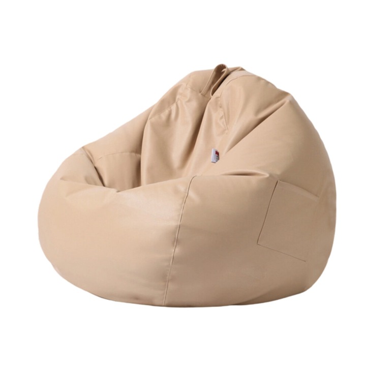 Husa canapea tip fotoliu, piele PU, ergonomic, impermeabil, lavabil, rotund, 100x100cm