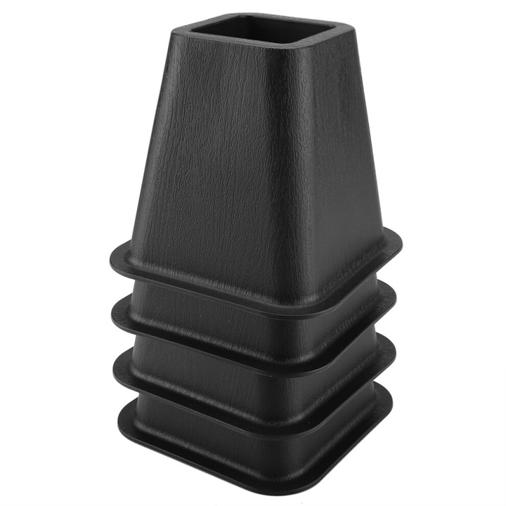 Suporturi mobilier, ridicatoare, negru, stabil, 10x10cm