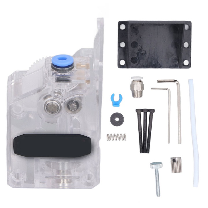 Kit extruder dual drive transparent, 3:1, 1.75mm, universal, 3D printing