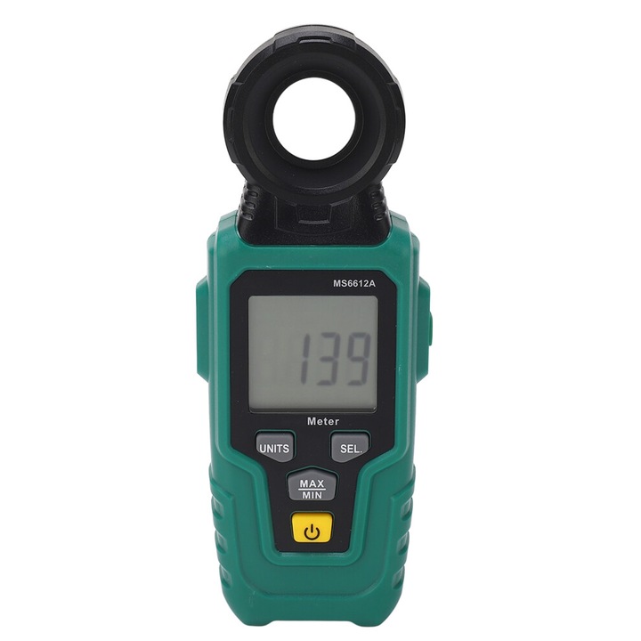 Luxmetru digital, precizie inalta, afisaj LCD, portabil, 0-200K Lx