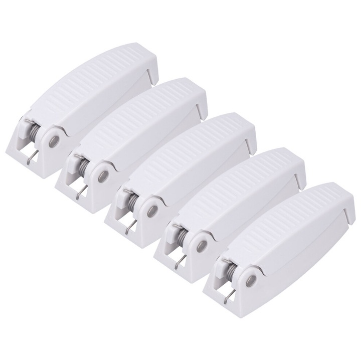 Set 5 cleme prindere usi ABS plastic pentru rulote multicolor