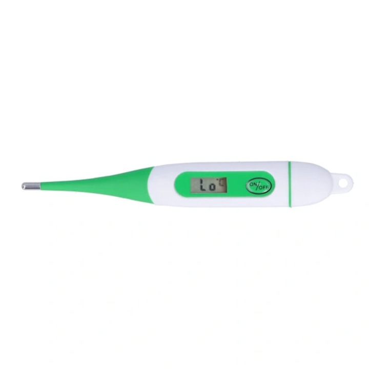 Termometru digital veterinar pentru animale, plastic, alb, 15x2cm