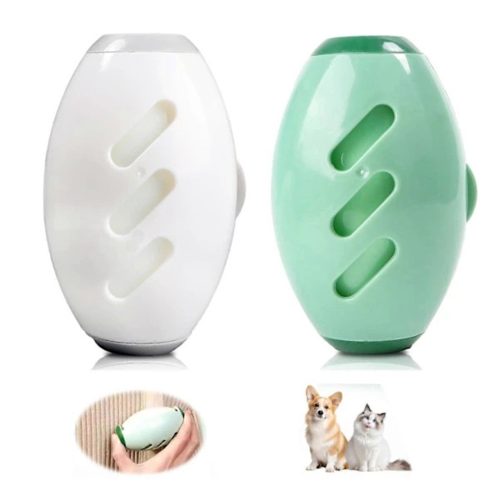 Set 2 role mini reutilizabile pentru scame, portabile, transparente, 10x6.5x6.5cm