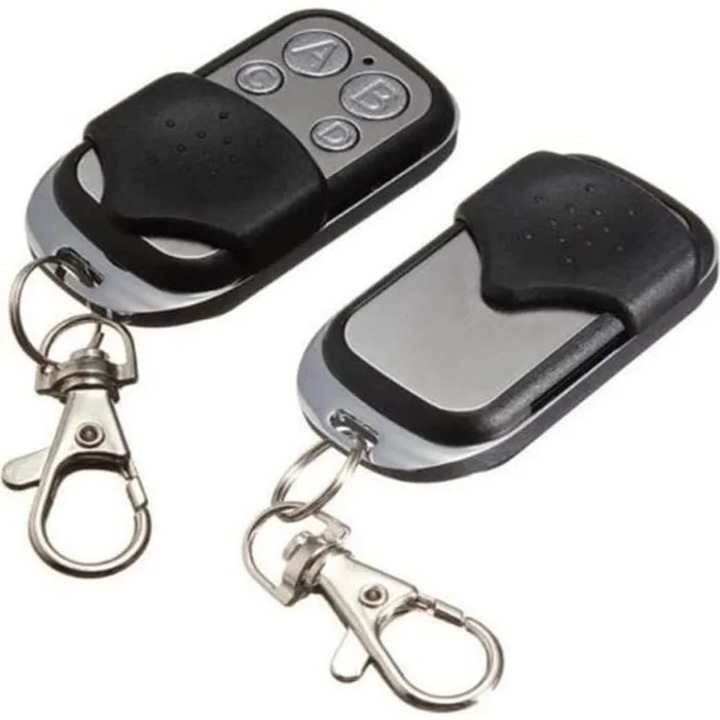 Telecomanda universala copiere 4 canale 433MHz negru 12V