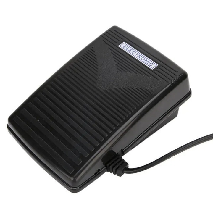 220V tartós fekete lábpedál Singer 974 varrógépekhez