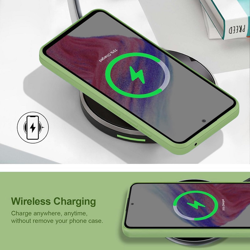 Husa pentru Google Pixel 11 PRO XL OEMG® Silicon case, protectie militara, interior din microfibra-Verde Pastel